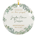 Adoption Christmas Ornament, Personalized Gotcha Day Gift