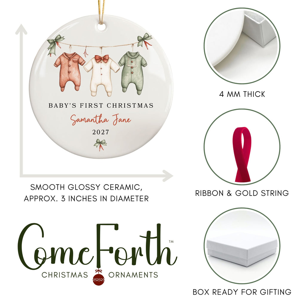Baby's First Christmas Gender Neutral Newborn Ornament