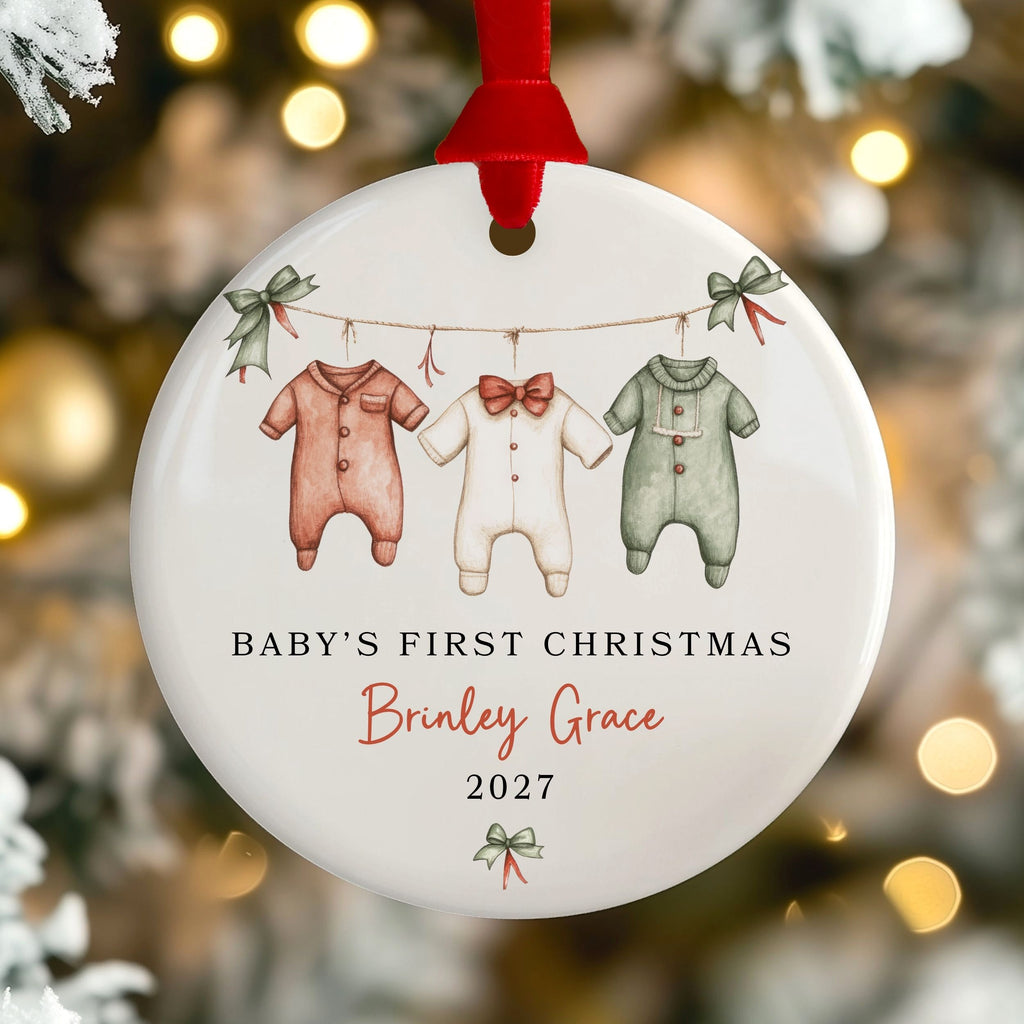 Baby's First Christmas Gender Neutral Newborn Ornament
