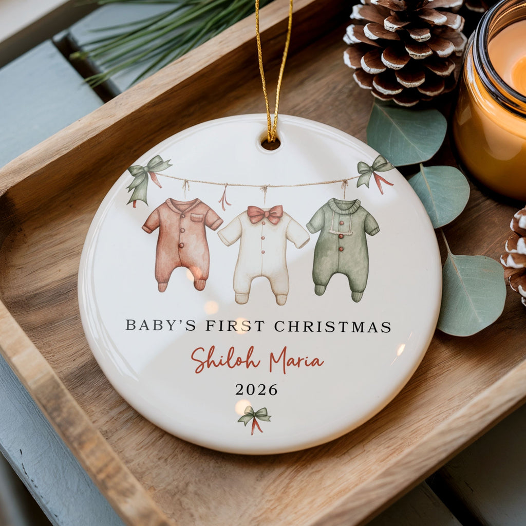 Baby's First Christmas Gender Neutral Newborn Ornament