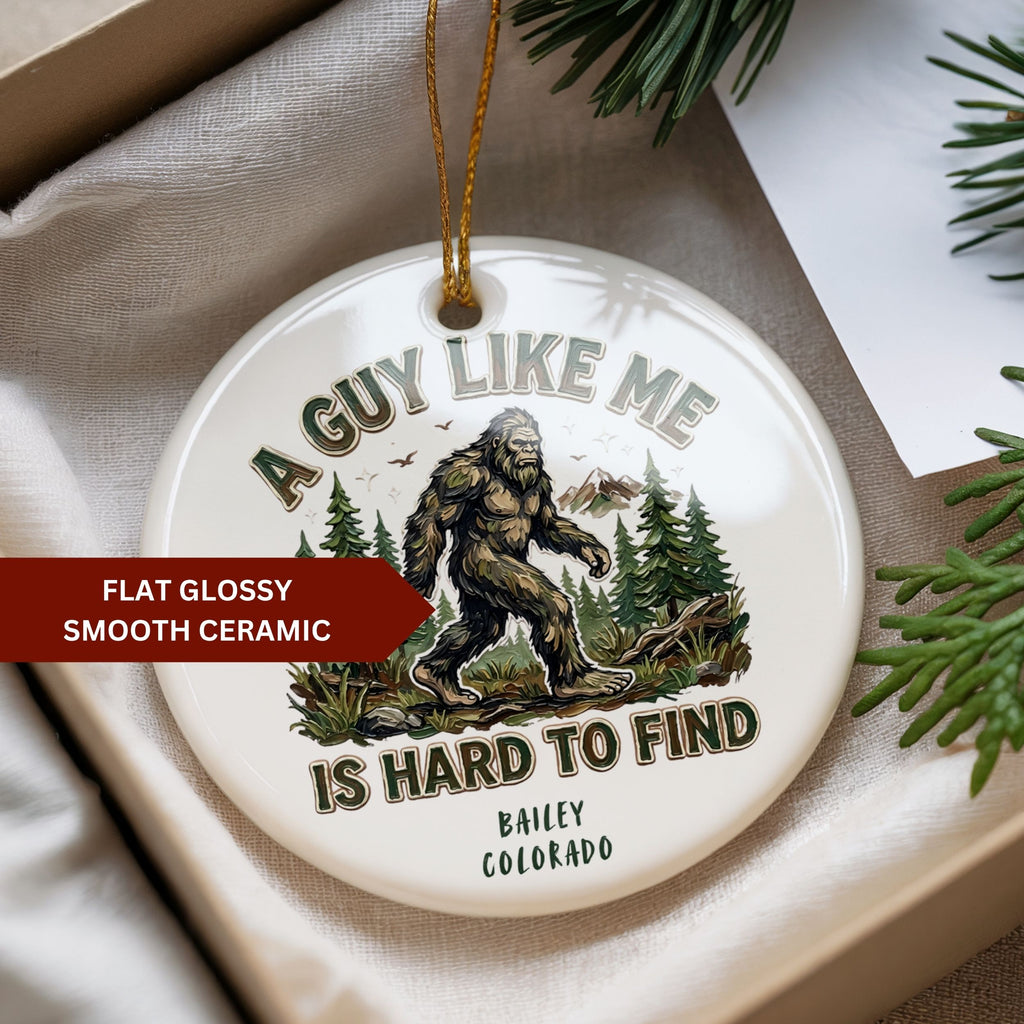 Bigfoot Ornament, Custom Sasquatch Souvenir Gifts, Wholesale Case of 4