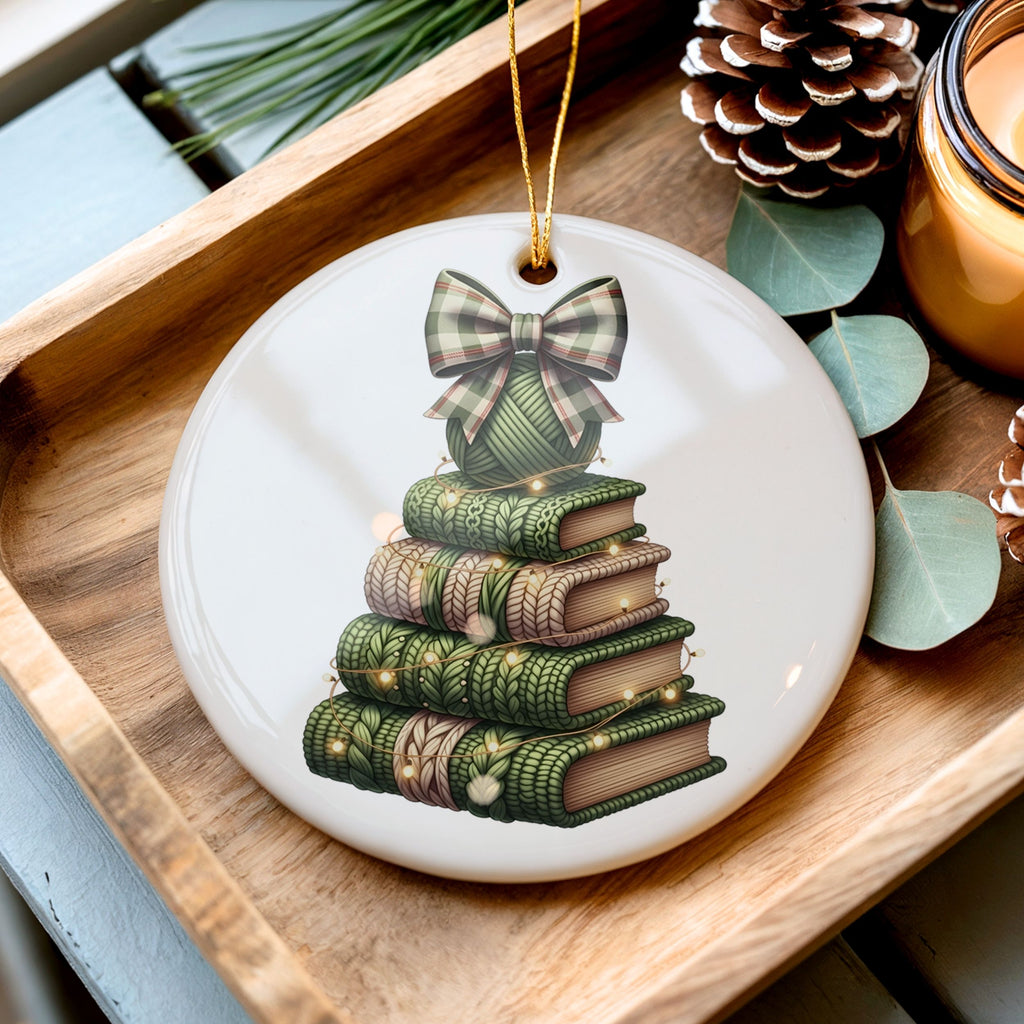 Book Club Christmas Ornament, Funny Bookish Gift for Book Club Readers, Wholesale Case of 4