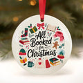 Book Lover Christmas Ornament, Bookish Gift for Book Club Readers, Wholesale Case of 4
