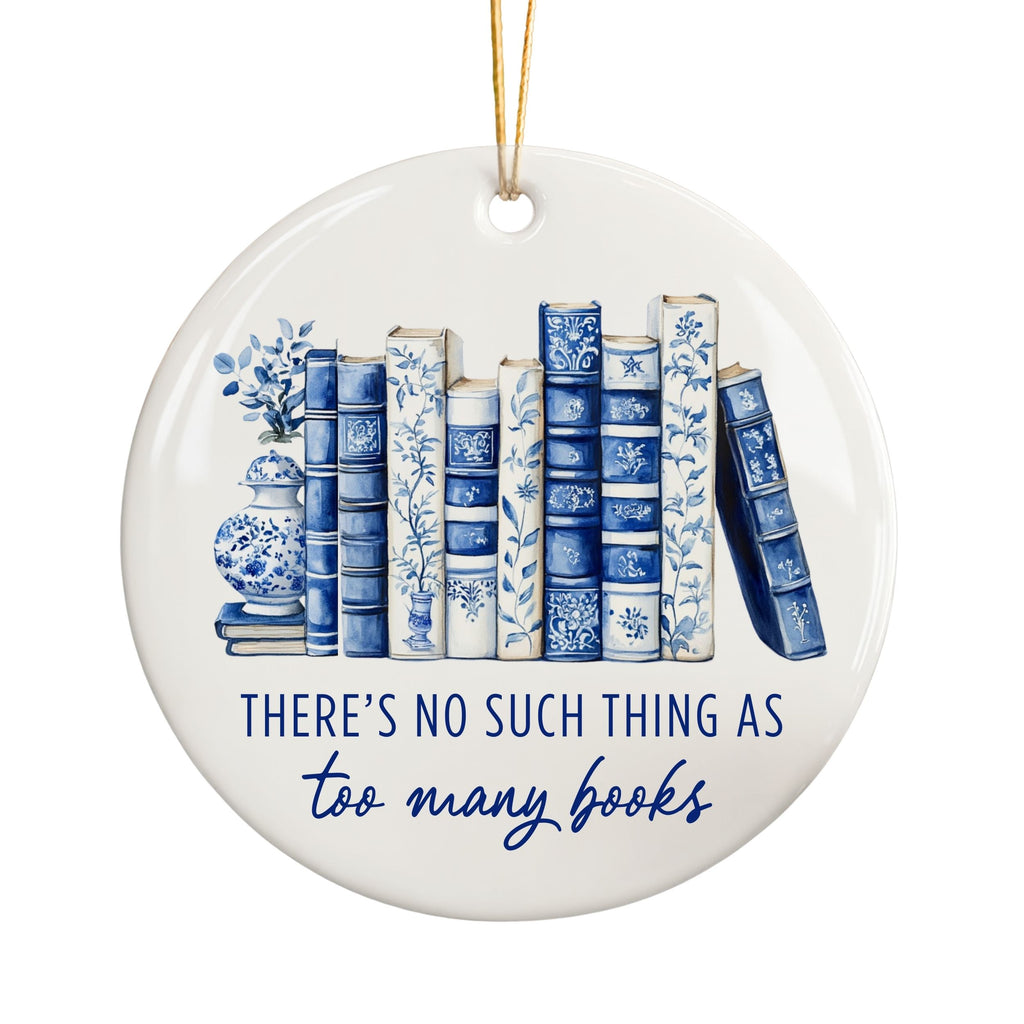 Book Lover Gift, Bookish Christmas Ornament for Readers, Wholesale Case of 4