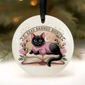 Funny Book Lover Christmas Ornament, Banned Books Gift for Book Club Reader, Wholesale Case of 4