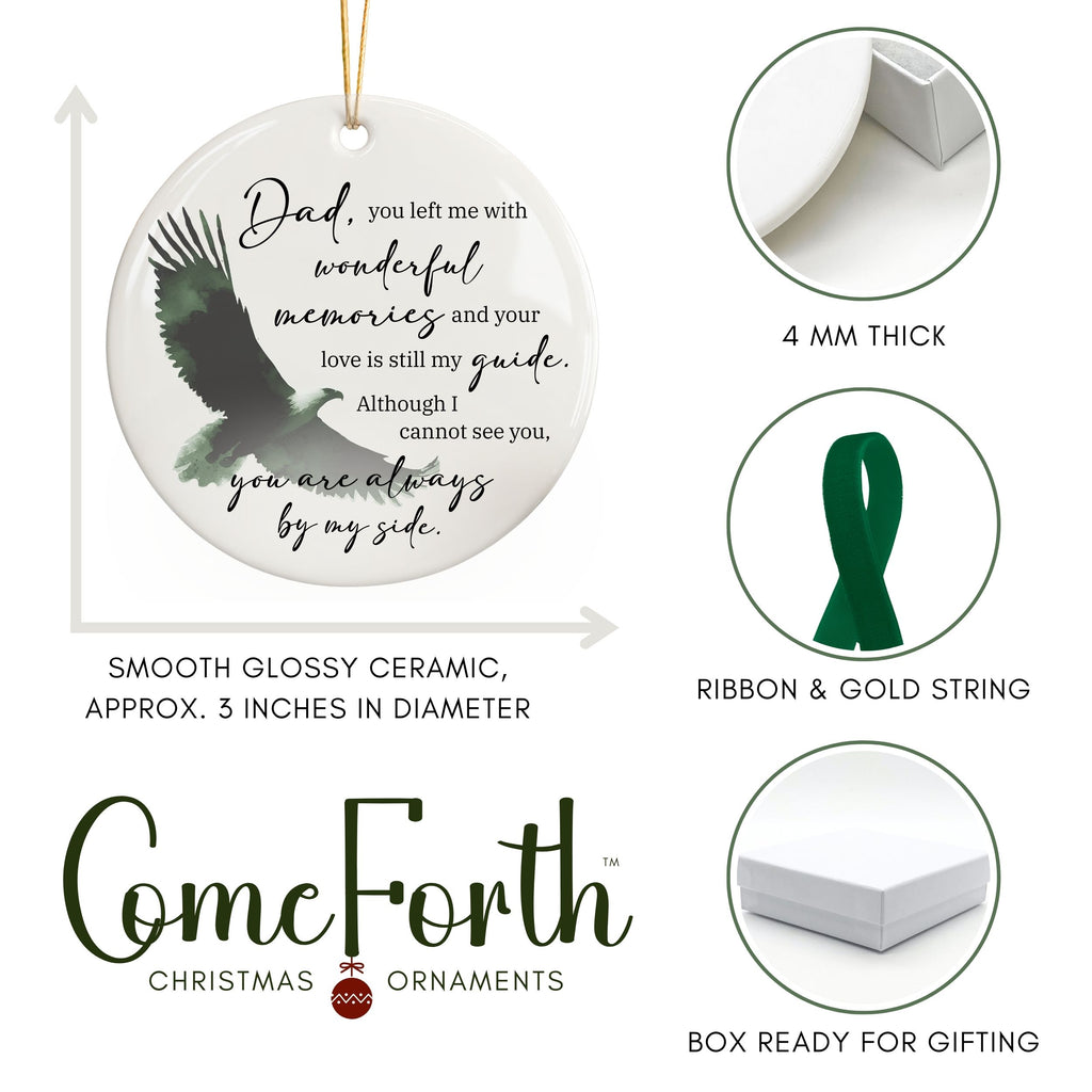Dad Memorial Christmas Ornament, Loss of Father Sympathy Gift