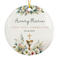First Holy Communion Ornament, Personalized Gift for Goddaughter