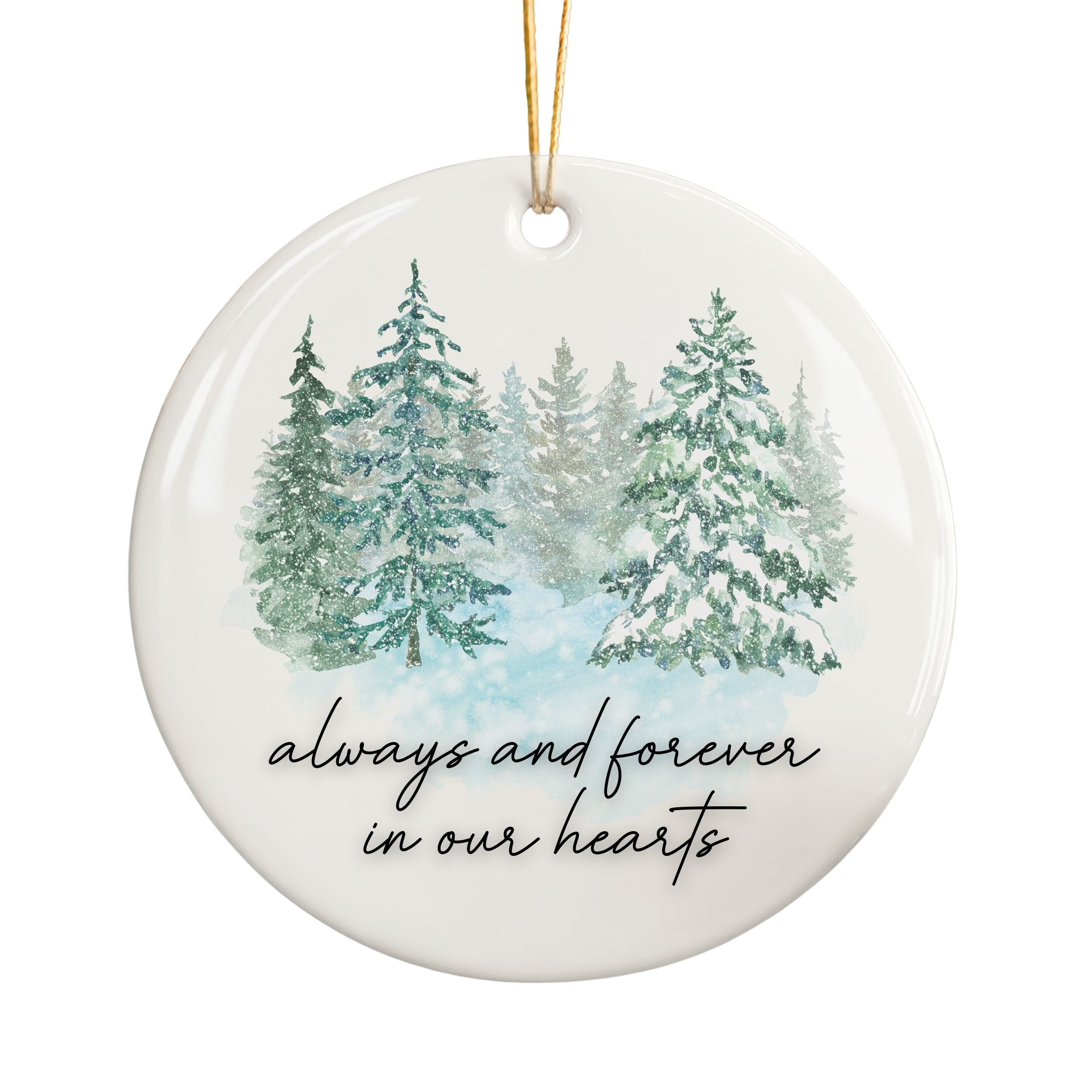 Memorial Christmas Ornament, Funeral Home Sympathy Gifts, Wholesale Case of 4