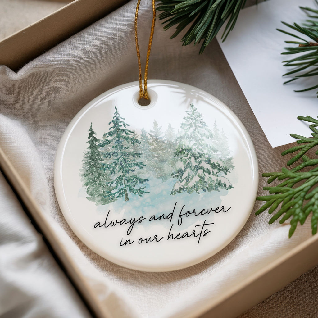 Memorial Christmas Ornament, Funeral Home Sympathy Gifts, Wholesale Case of 4