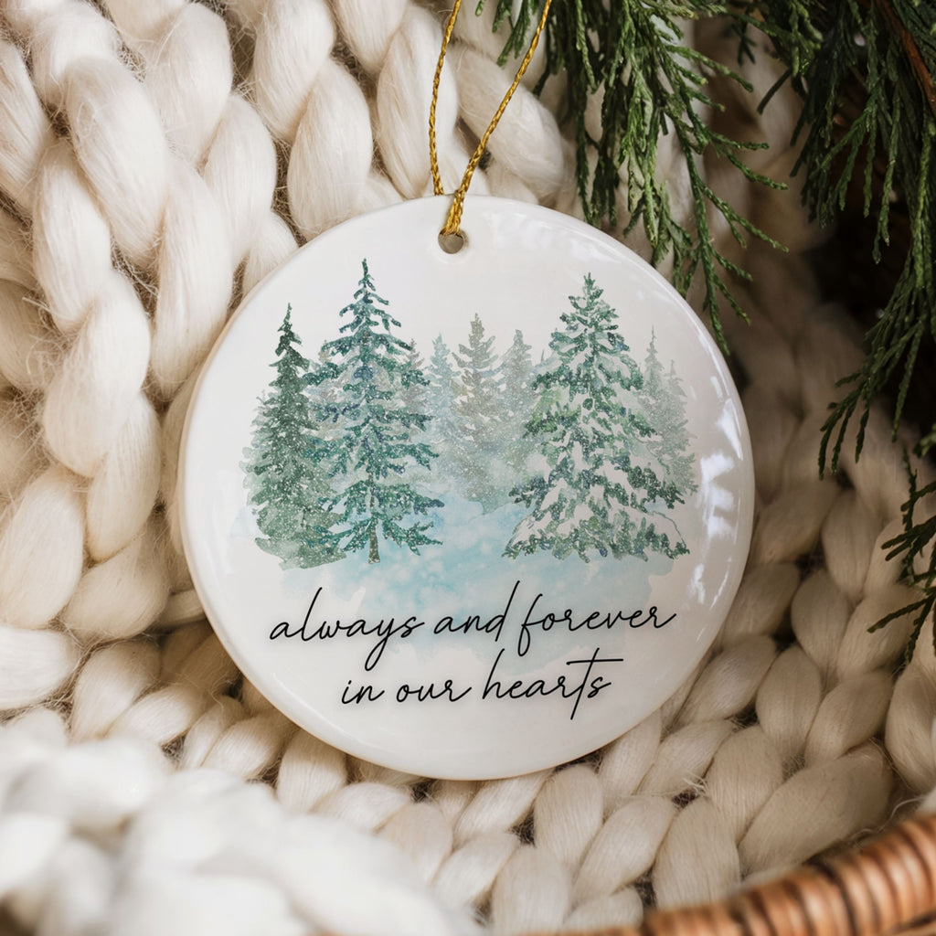 Memorial Christmas Ornament, Funeral Home Sympathy Gifts, Wholesale Case of 4