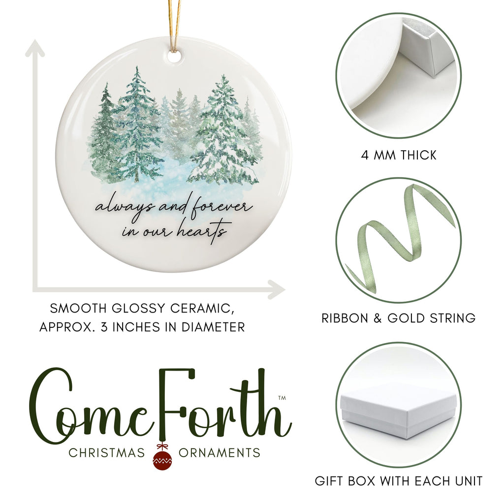Memorial Christmas Ornament, Funeral Home Sympathy Gifts, Wholesale Case of 4