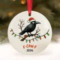 Funny 2026 Christmas Ornaments, Sarcastic Bad Year in Review, Wholesale Case of 4