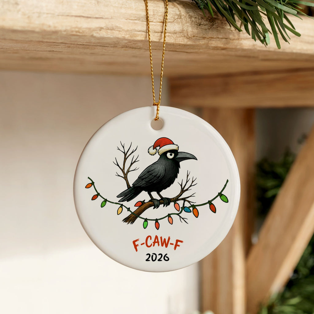 Funny 2026 Christmas Ornaments, Sarcastic Bad Year in Review, Wholesale Case of 4