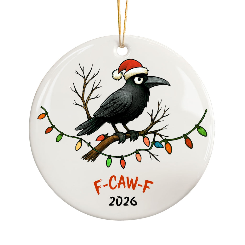 Funny 2026 Christmas Ornaments, Sarcastic Bad Year in Review, Wholesale Case of 4