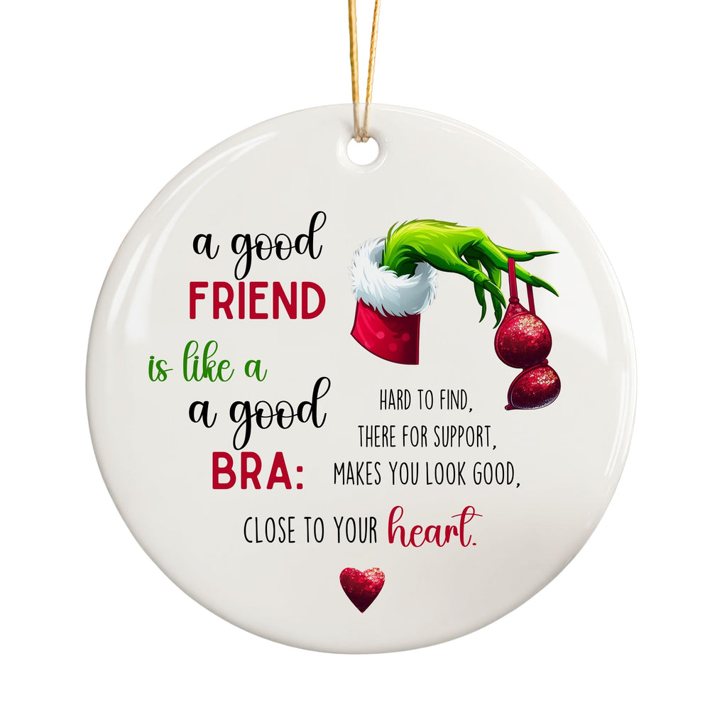 Funny Christmas Ornament, Friendship Gift for Women, Wholesale Case of 4