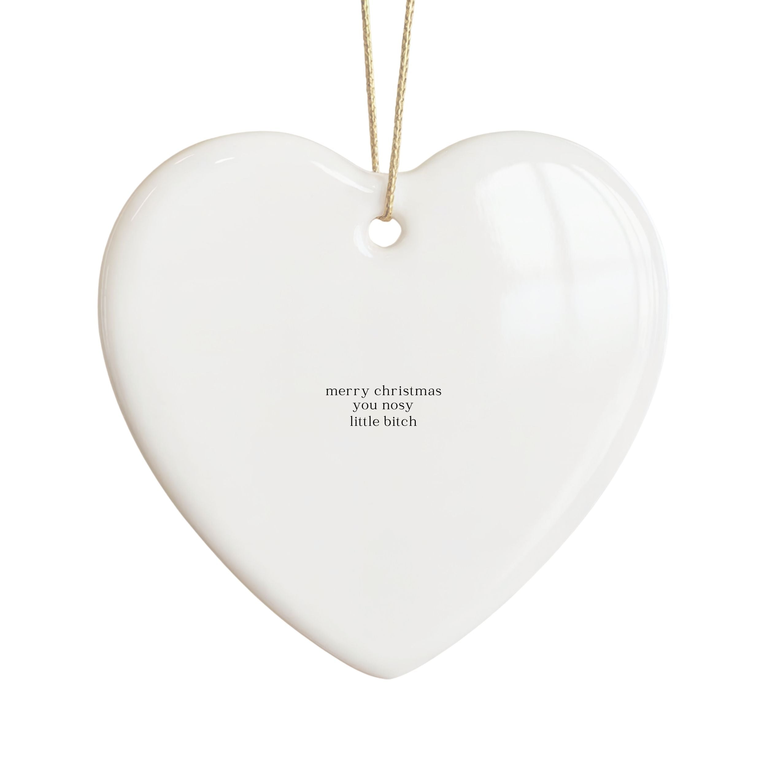 Funny Christmas Ornaments, Snarky Holiday Gifts for Women, Wholesale Case of 4