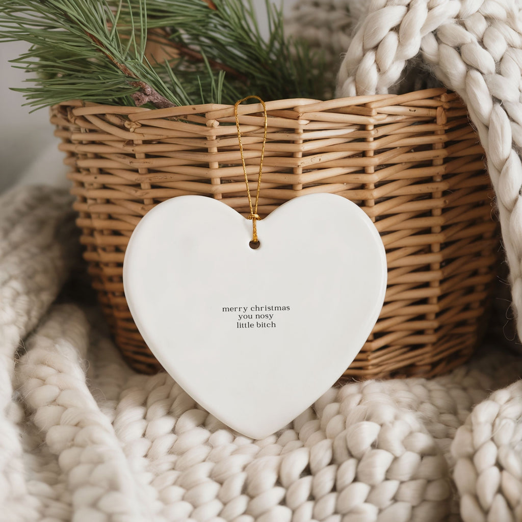 Funny Christmas Ornaments, Snarky Holiday Gifts for Women, Wholesale Case of 4