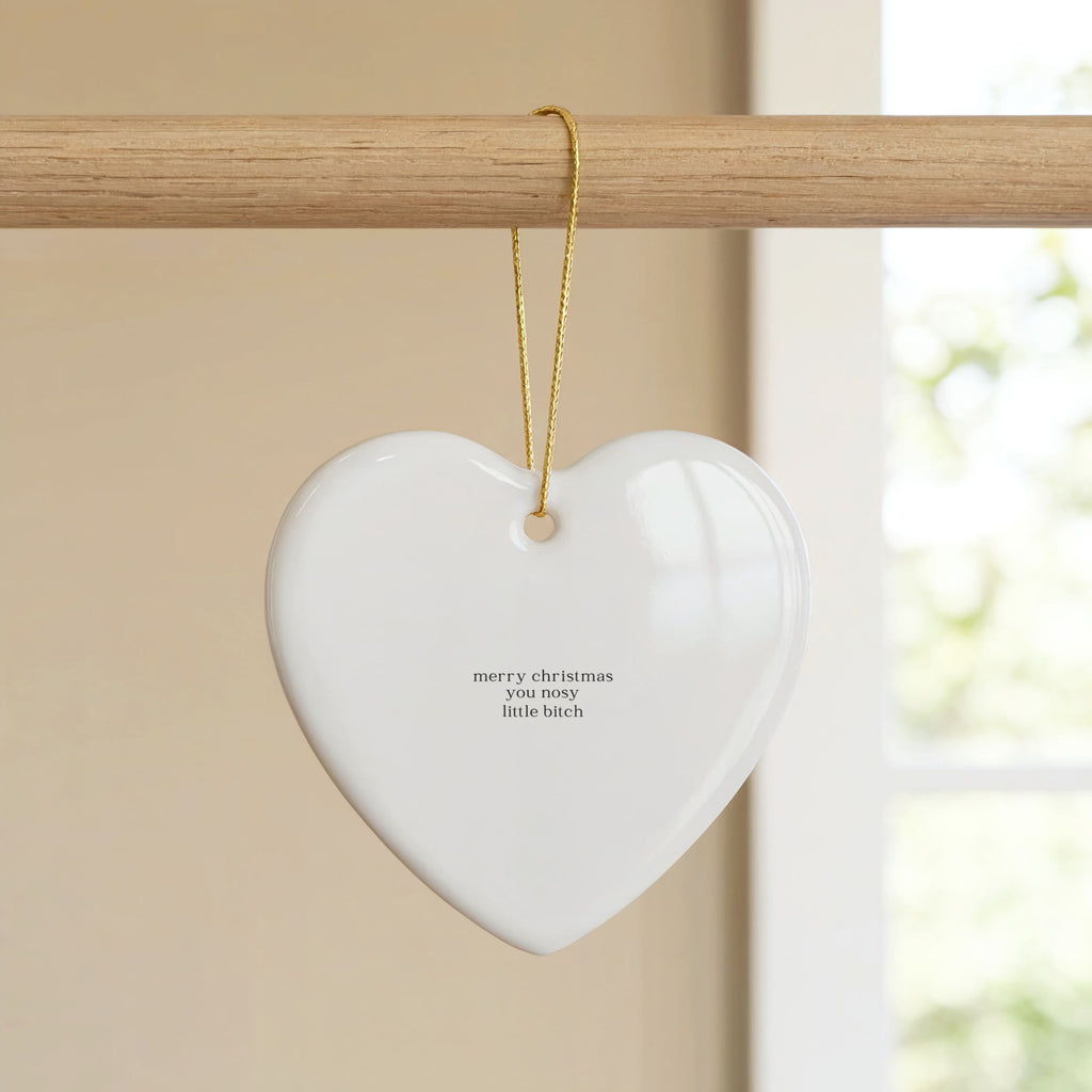 Funny Christmas Ornaments, Snarky Holiday Gifts for Women, Wholesale Case of 4