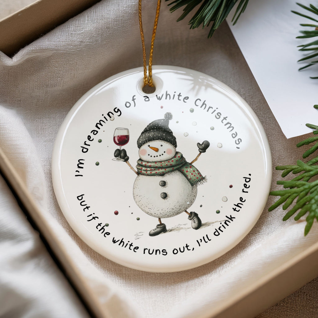 Funny Wine Gifts, Friendship Christmas Ornaments for Women, Wholesale Case of 4