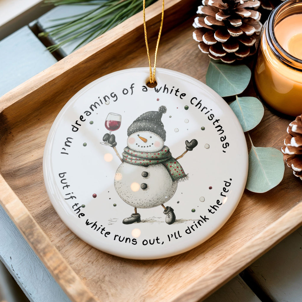 Funny Wine Gifts, Friendship Christmas Ornaments for Women, Wholesale Case of 4