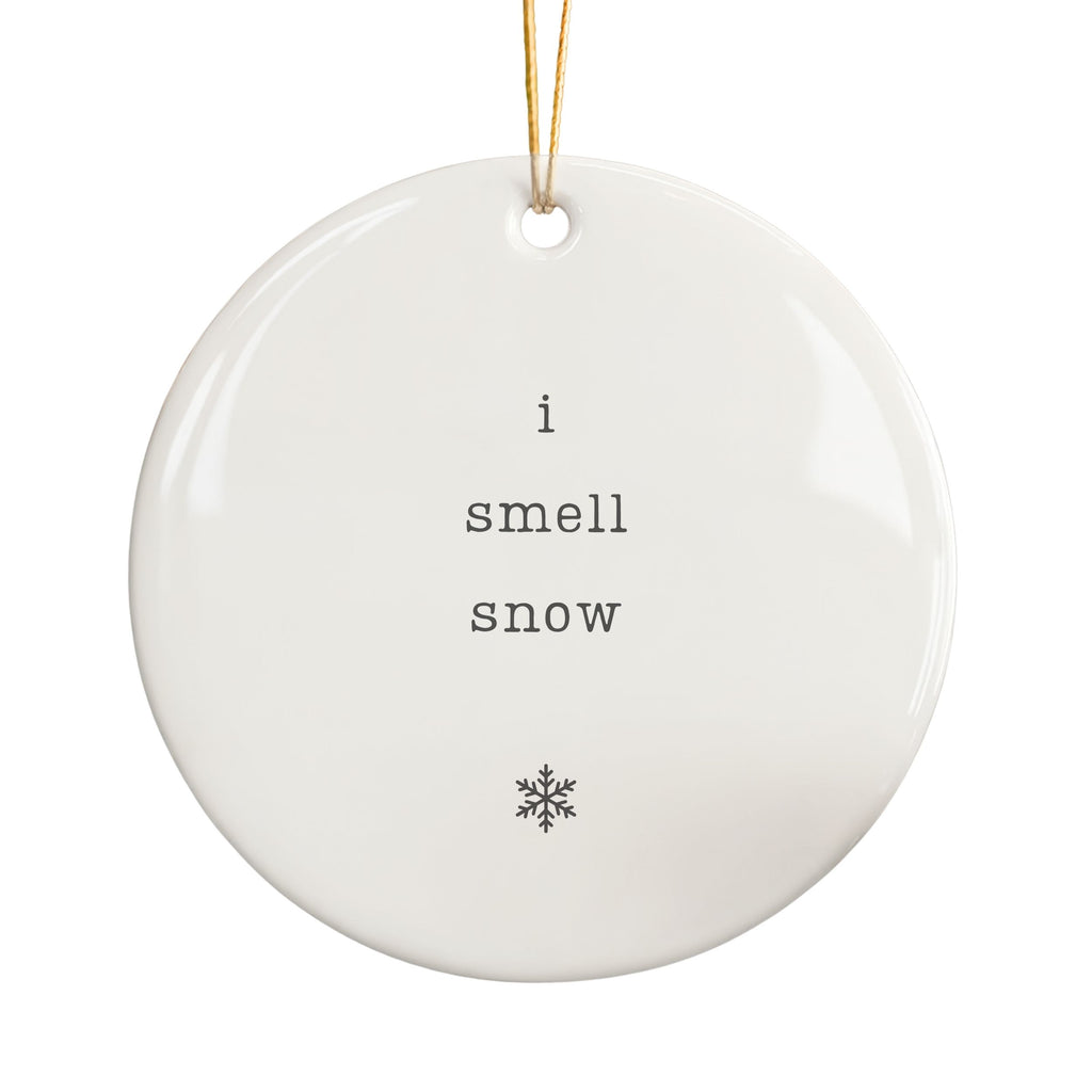 I Smell Snow Christmas Ornament, Gift for Gilmore Girls Fans, Wholesale Case of 4