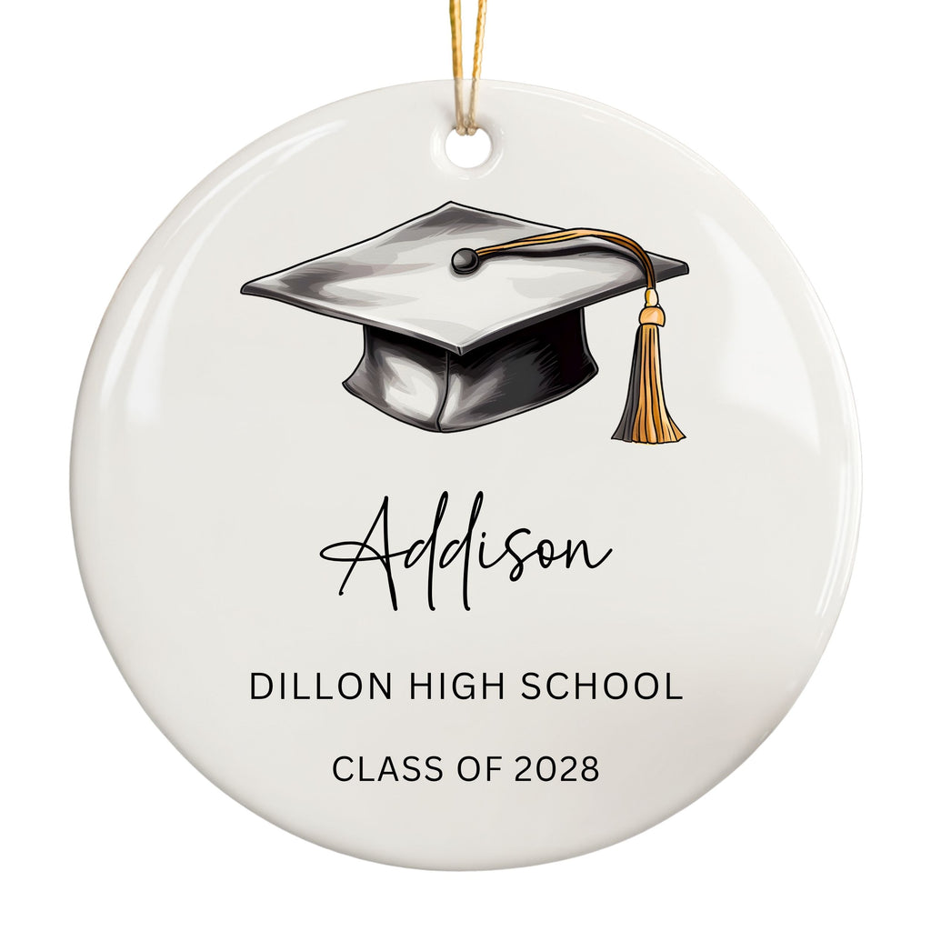 Personalized Graduation Ornament, High School or College Grad Gift