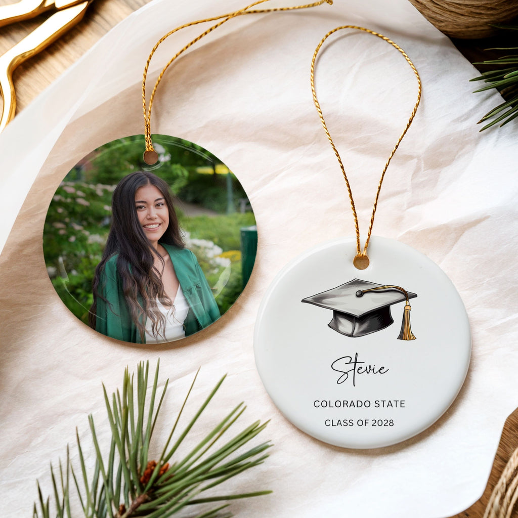Personalized Graduation Ornament, High School or College Grad Gift