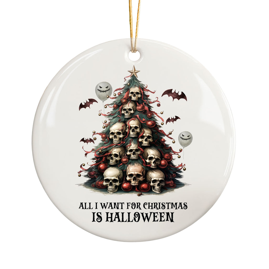 Halloween Christmas Ornament, Spooky Horror Christmas Gifts, Wholesale Case of 4