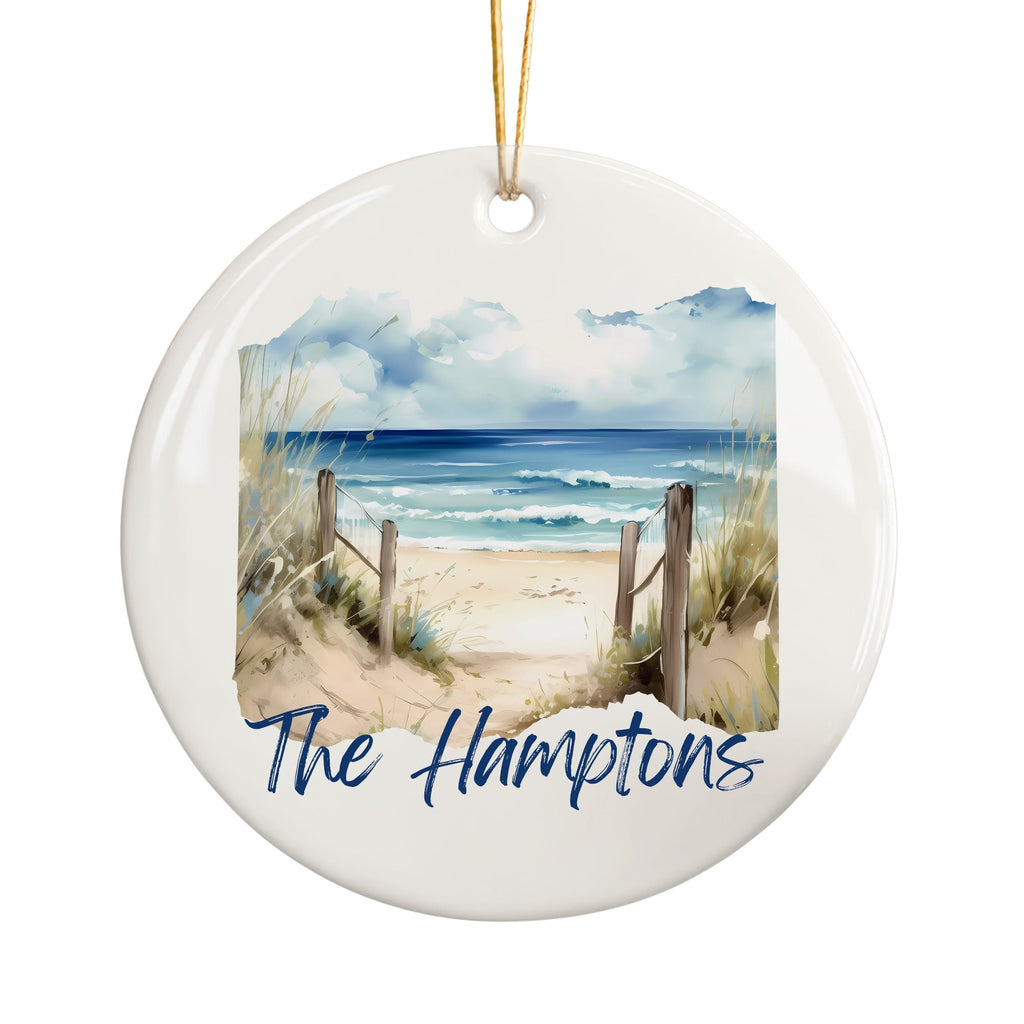 Hamptons Christmas Ornament, New York City Souvenir Gifts, Wholesale Case of 4