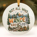 Hiking Christmas Ornament, Mountain Nature Gift, Wholesale Case of 4