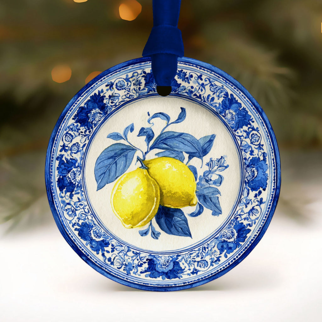 Italy Souvenir, Amalfi Coast Italian Christmas Ornament, Case of 4