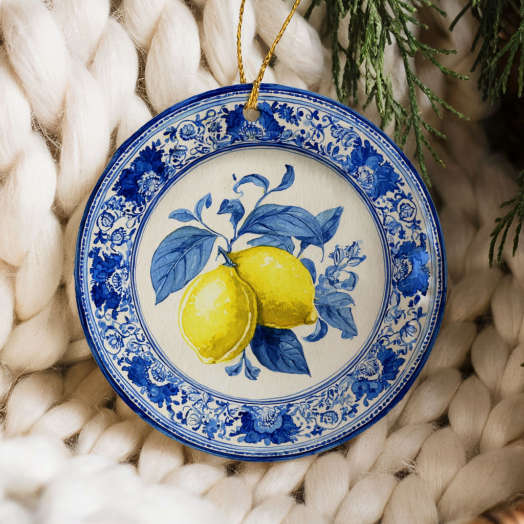 Italy Souvenir, Amalfi Coast Italian Christmas Ornament, Case of 4