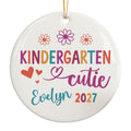 Kindergarten Girl Ornament, First Day of School Keepsake