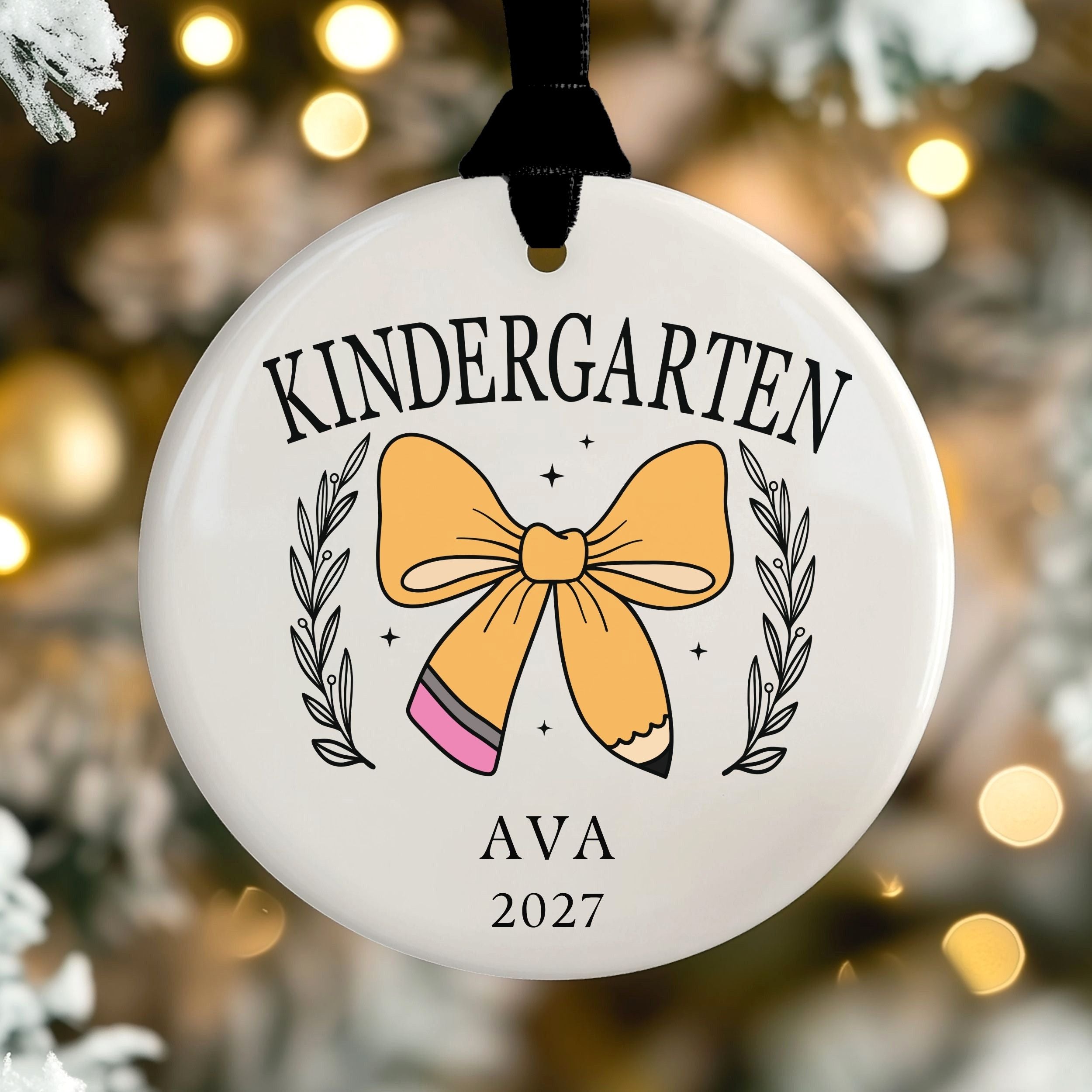 Kindergarten Christmas Ornament, Preschool Graduation Gift