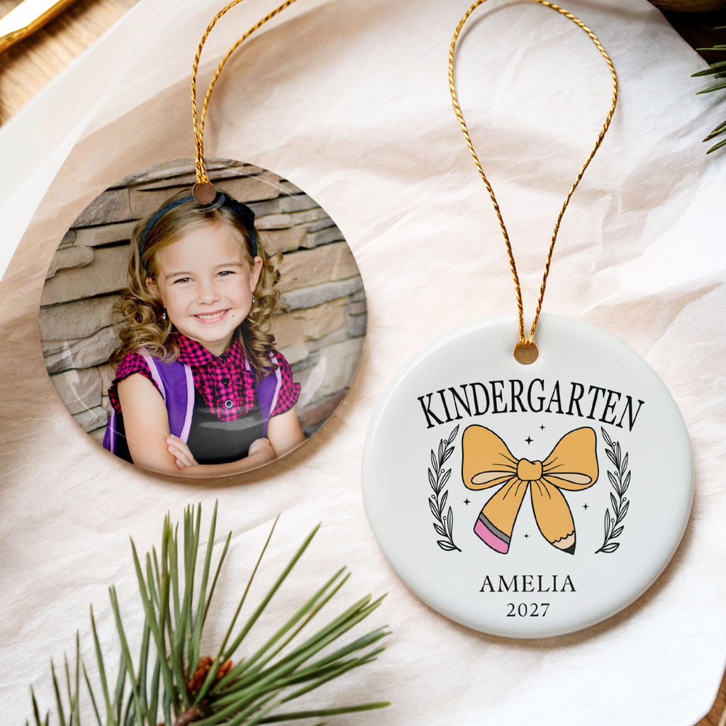 Kindergarten Christmas Ornament, Preschool Graduation Gift