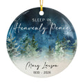 Memorial Christmas Ornament, Sleep in Heavenly Peace Sympathy Gift