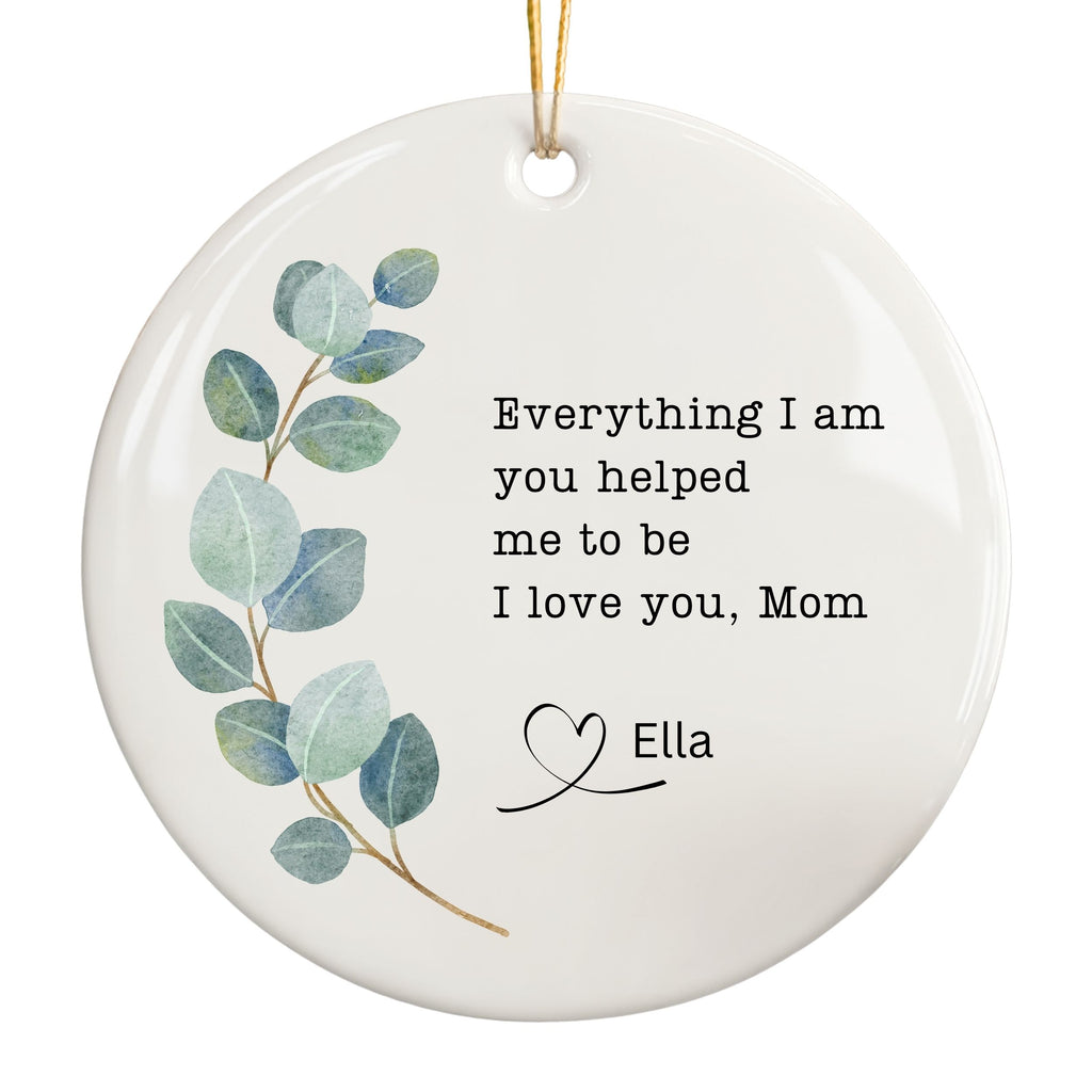 Personalized Mom Ornament, Bonus Mom Mother's Day Gift for Stepmom