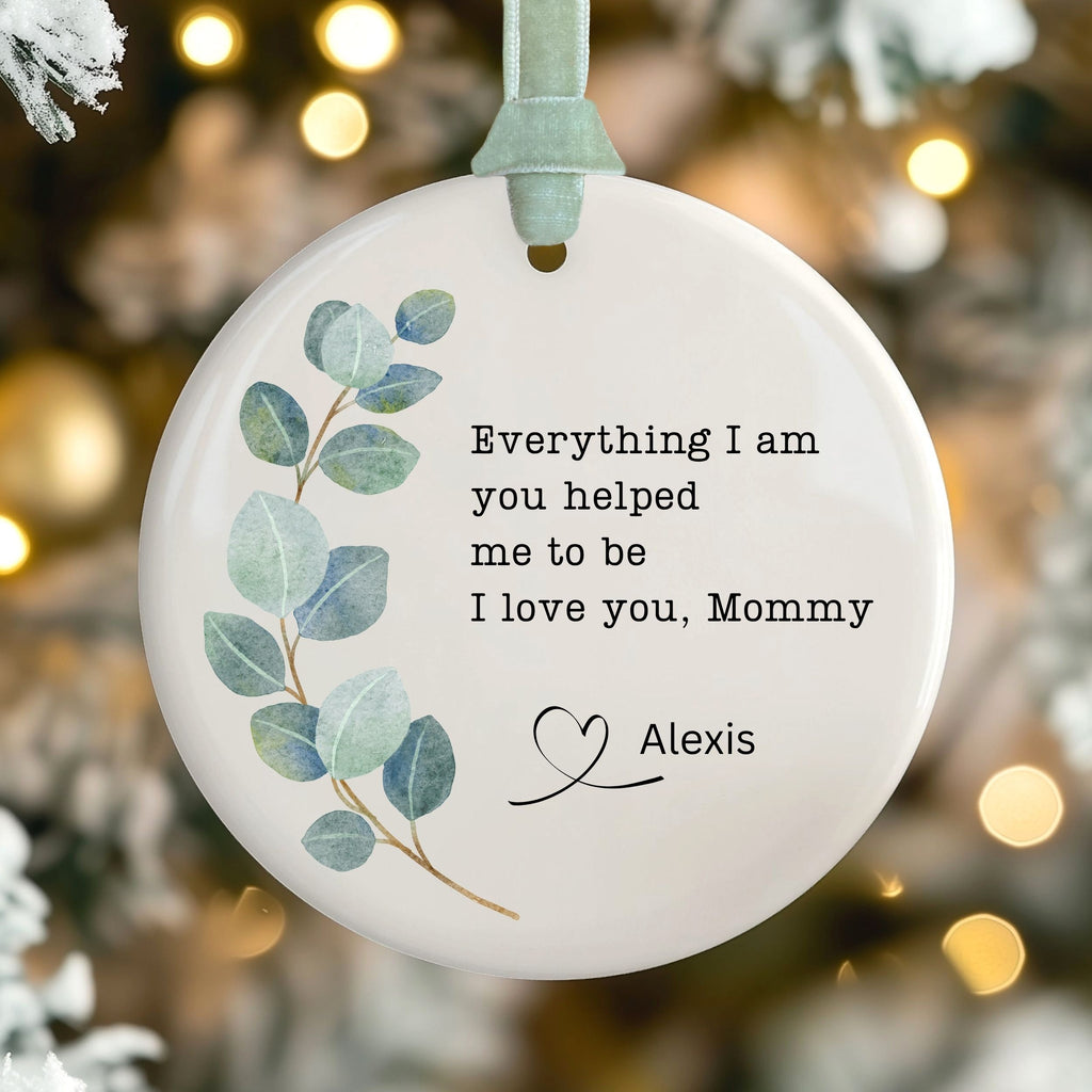 Personalized Mom Ornament, Bonus Mom Mother's Day Gift for Stepmom