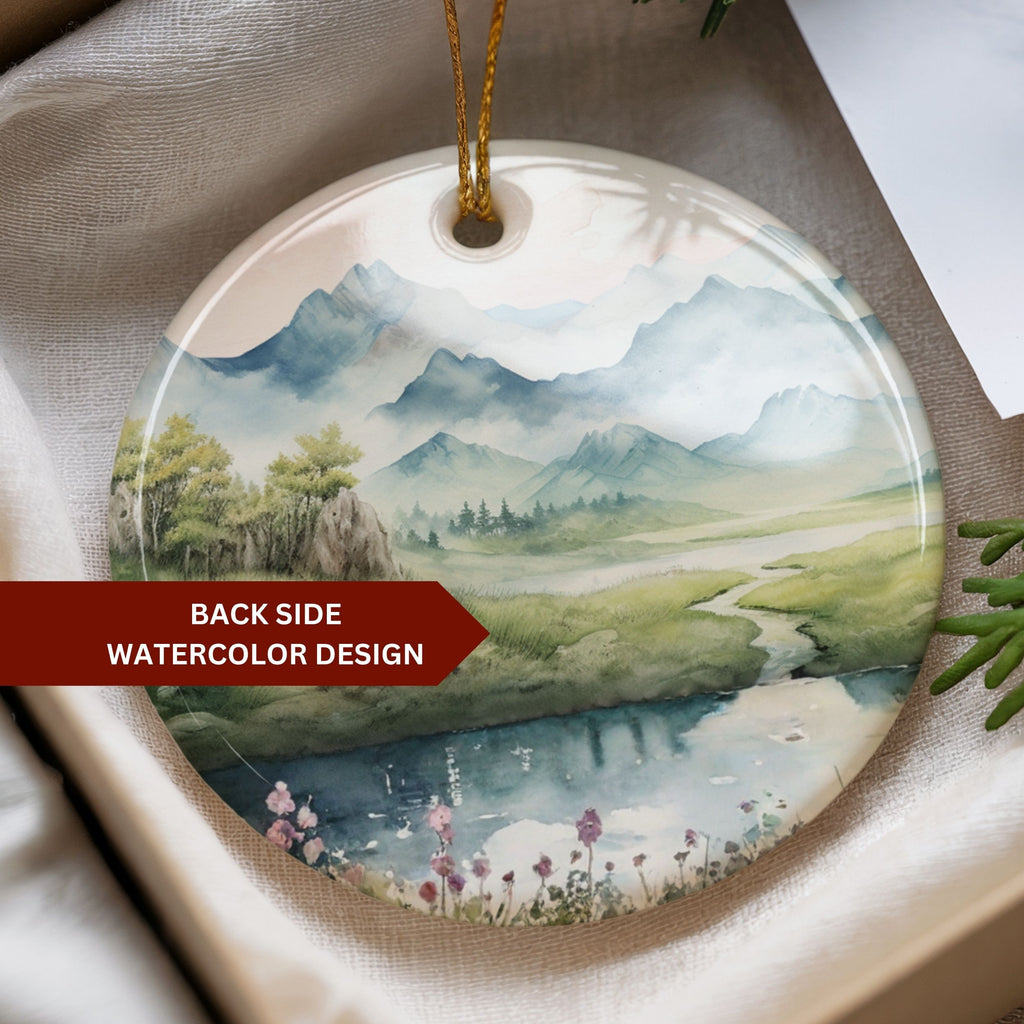Mountains are Calling Ornament, Hiking Christmas Gifts, Wholesale Case of 4