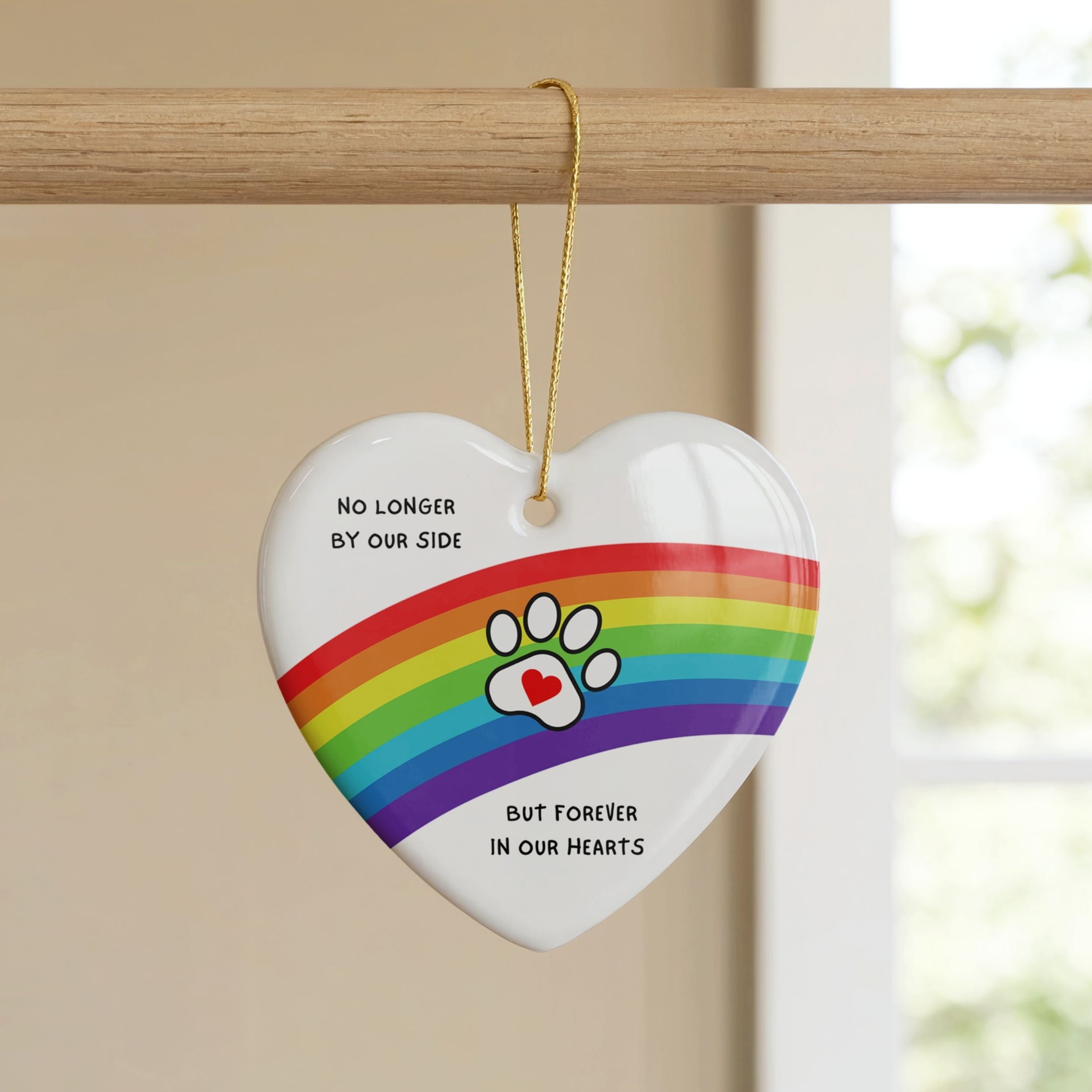 Rainbow Bridge Ornament, Dog Memorial Gift, Wholesale Case of 4