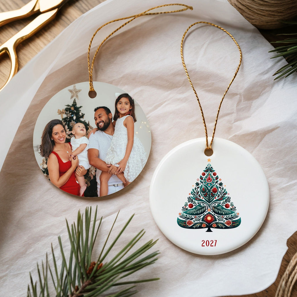 Scandinavian Ornaments, Annual Year Christmas Tree Ornament