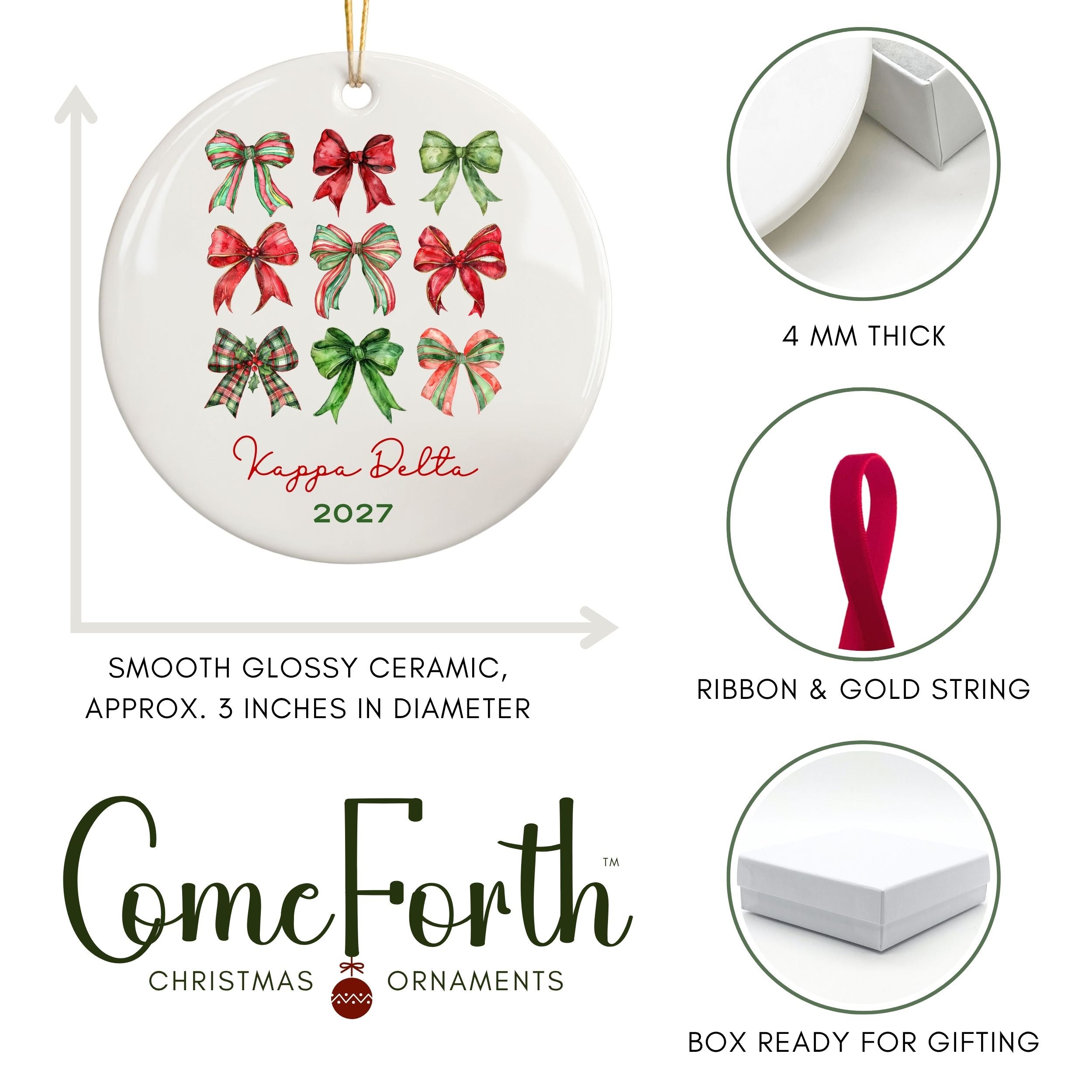 Sorority Christmas Ornament, Big Little Gifts