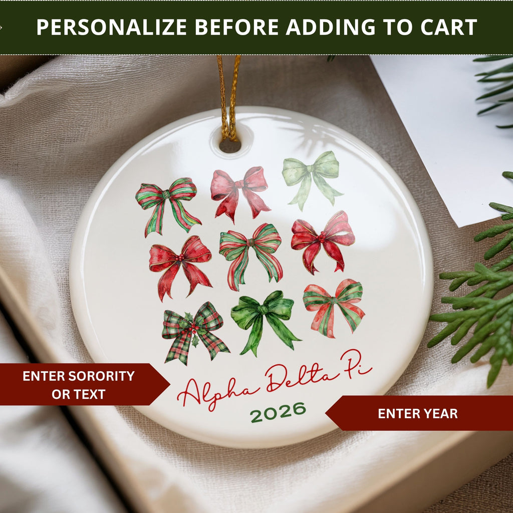 Sorority Christmas Ornament, Big Little Gifts