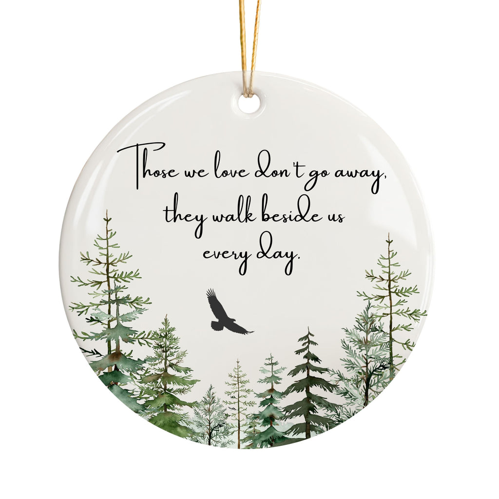 Funeral Home Sympathy Gifts, Eagle Memorial Christmas Ornament, Wholesale Case of 4