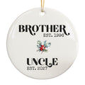 Promoted to Uncle Christmas Ornament, New Uncle Gift for Brother